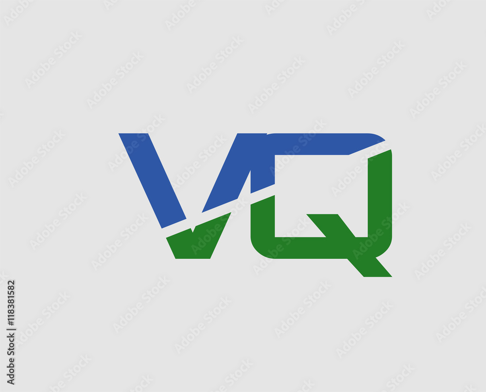 VQ initial overlapping letter logo
VQ initial overlapping letter logo