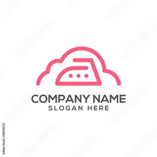 Laundry logo vector