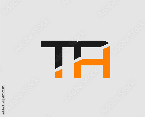 Letter T and A logo template  