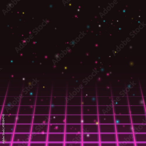 Old video game background