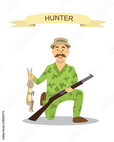 Cartoon hunter