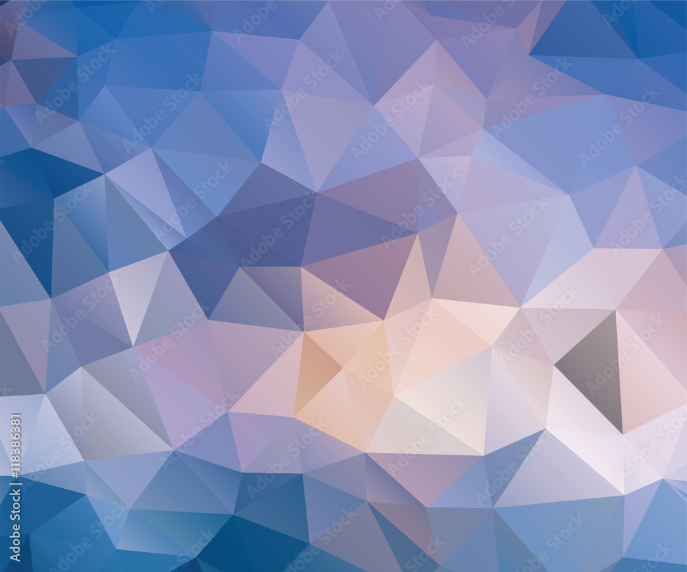 Abstract polygonal background - vector illustration