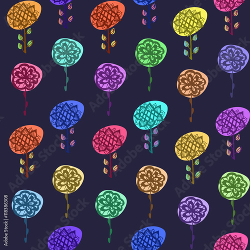 Floral seamless pattern. 