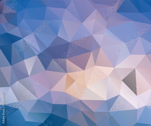Abstract polygonal background - vector illustration