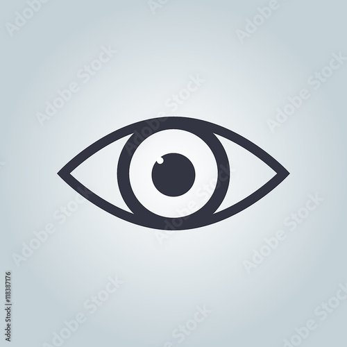 Vector icon of an eye