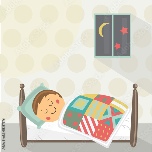 Sleeping boy.
