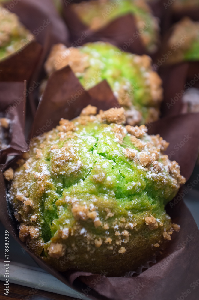 Pistachio Walnut Muffins