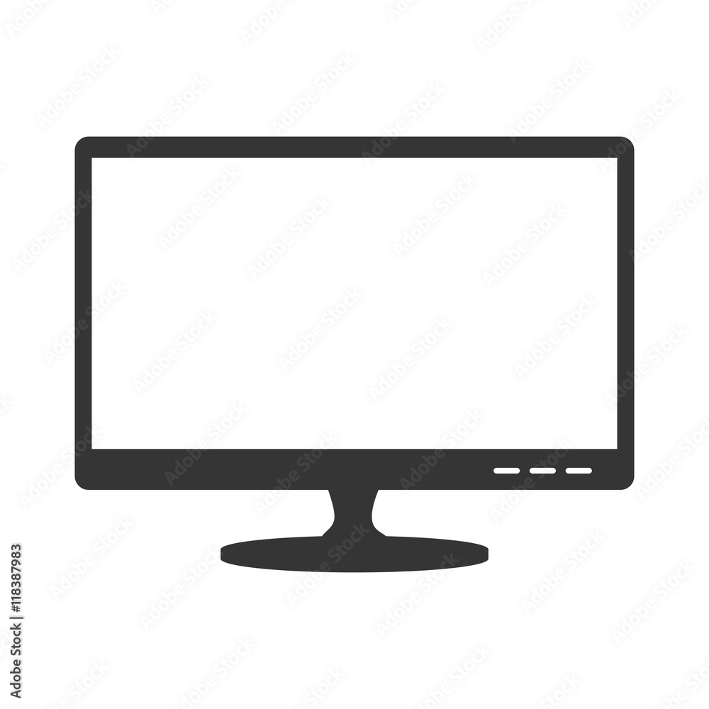 monitor pc computer screen device technology computer vector illustration isolated monitor pc computer screen device technology computer vector illustration isolated