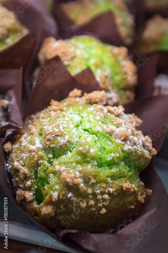 Pistachio Walnut Muffins