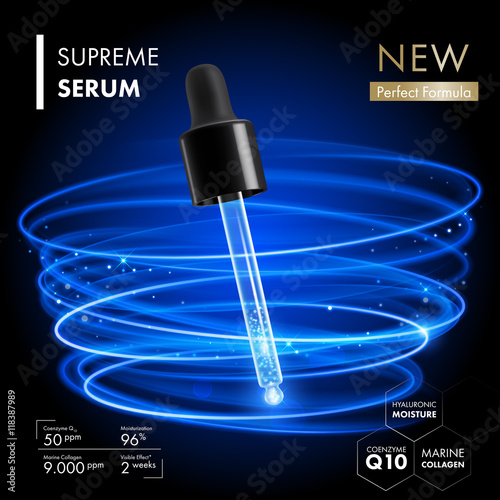 Supreme serum dropper with coenzyme Q10 essence