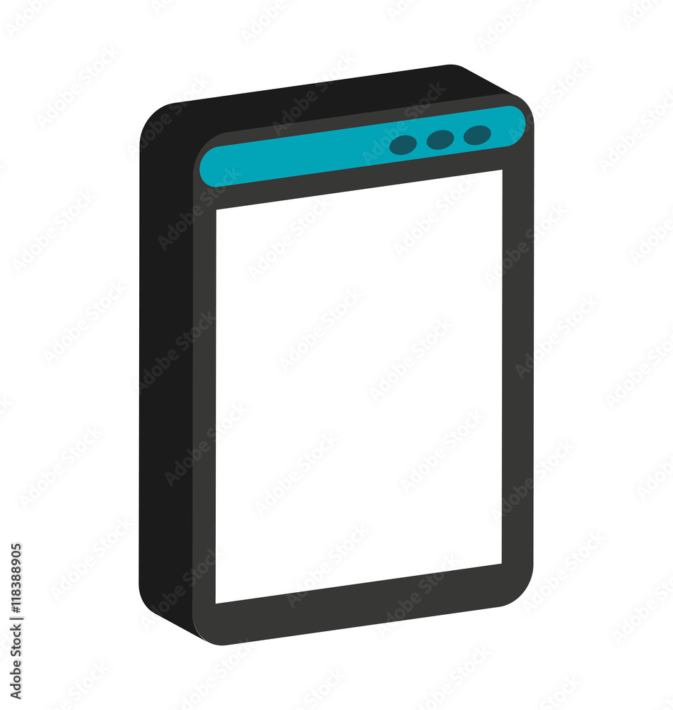 smartphone technology isolated icon smartphone technology isolated icon