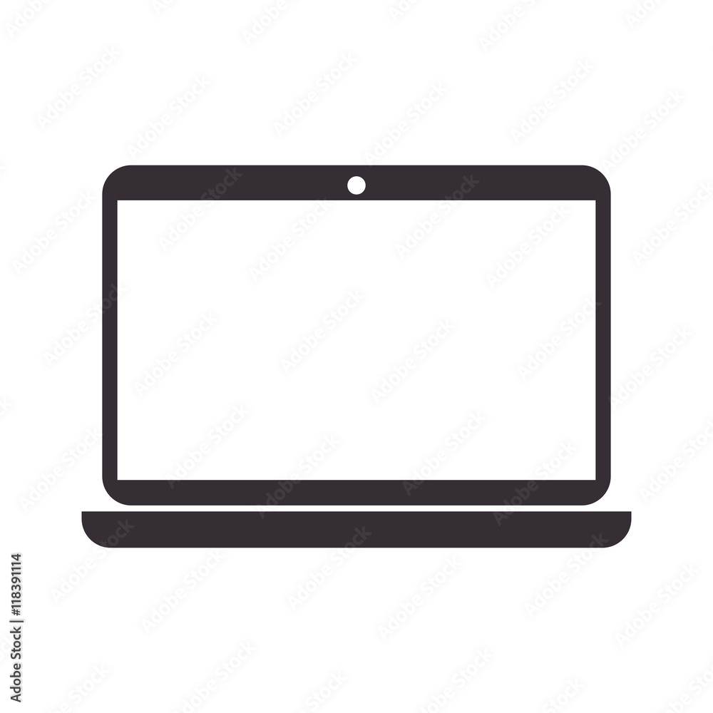 laptop screen technology computer gadget device portable vector illustration isolated laptop screen technology computer gadget device portable vector illustration isolated