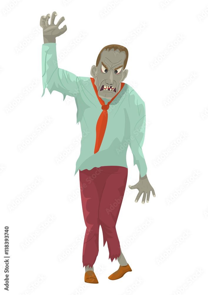 Zombie with outstretched hand
