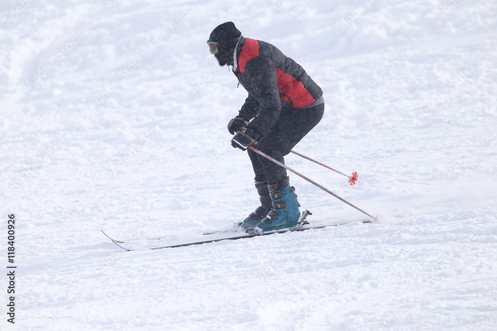 people skiing in the snow