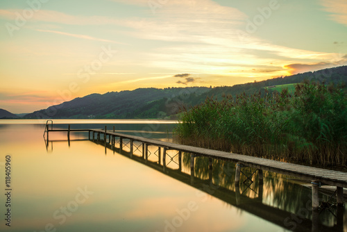 Wallpaper Mural Steg am Großen Alpsee Immenstadt Torontodigital.ca