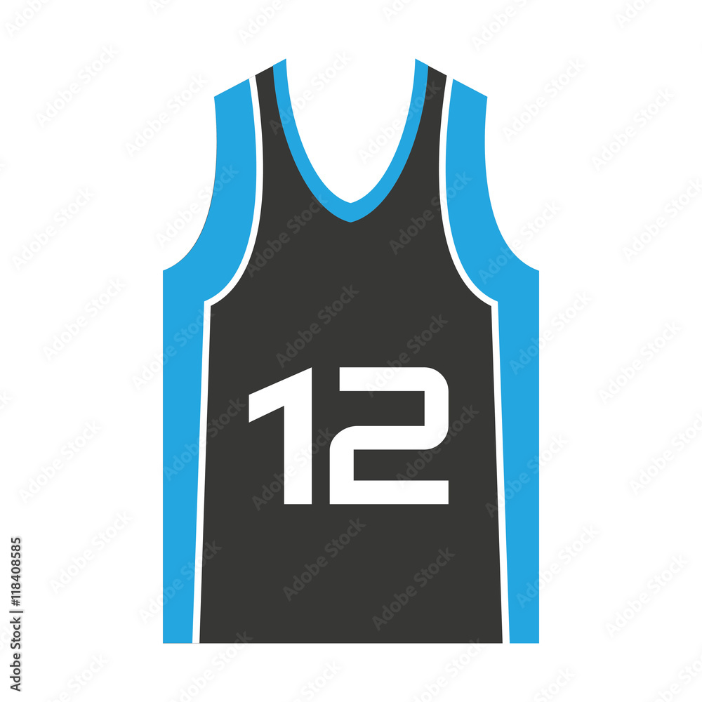 shirt team basketball isolated icon shirt team basketball isolated icon