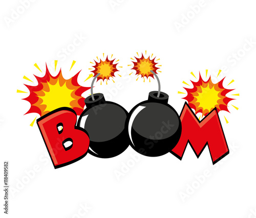 boom comic pop art