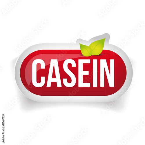 Casein button or pill - Fitness supplement