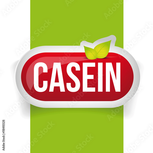 Casein button or pill - Fitness supplement