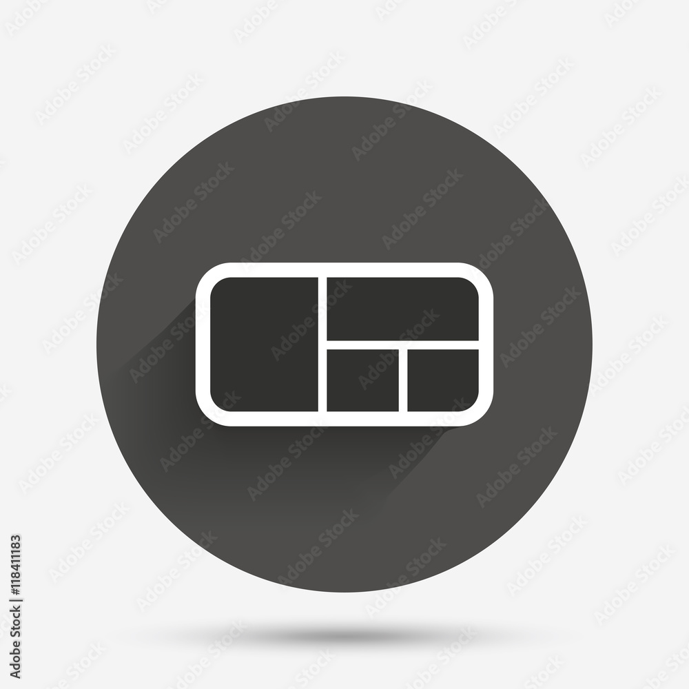 Stand sign icon. Modern furniture symbol. Stand sign icon. Modern furniture symbol.