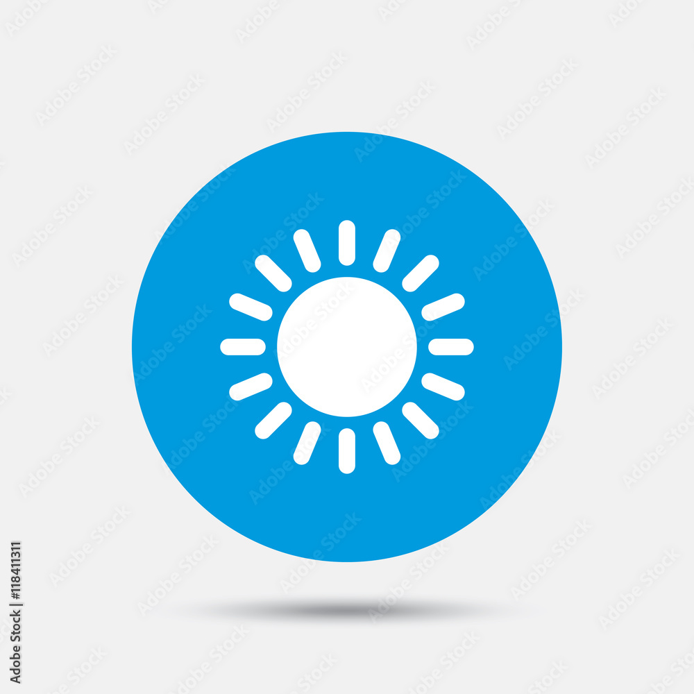 Sun icon. Sunlight summer symbol. Sun icon. Sunlight summer symbol.