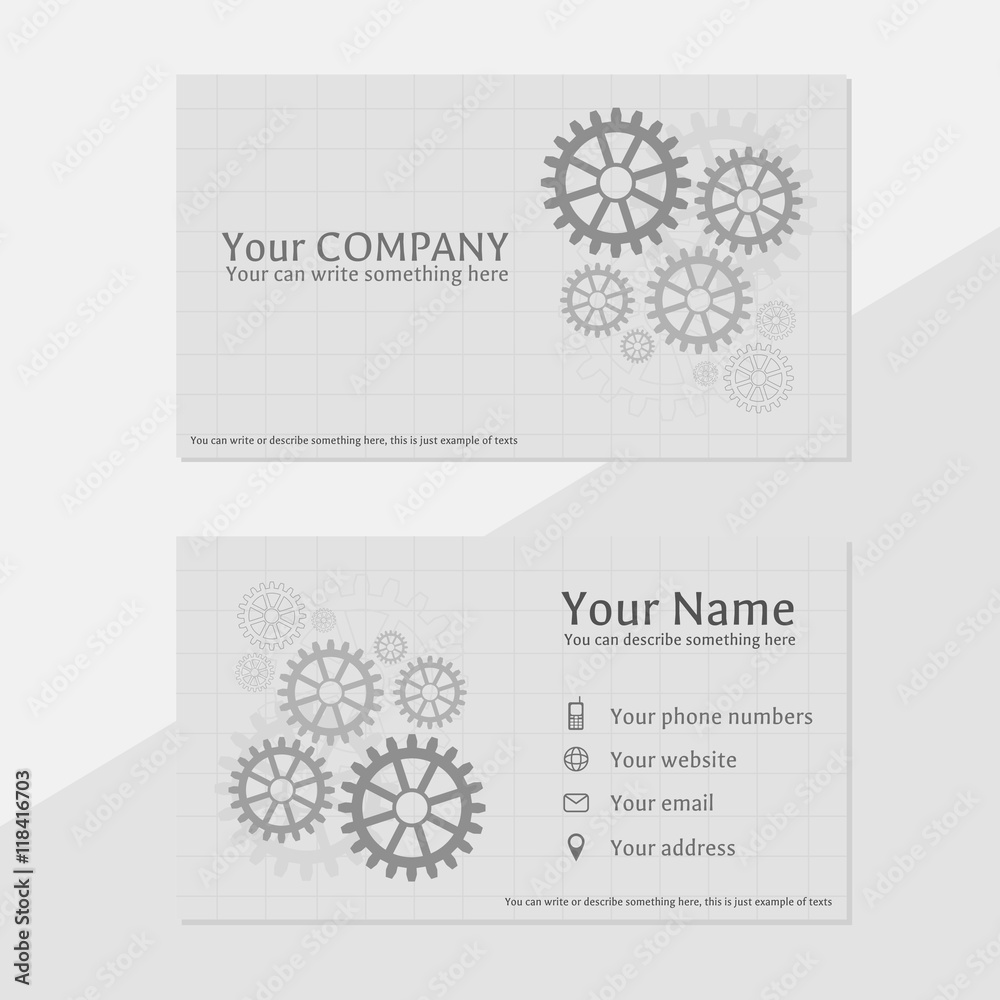 Fototapeta premium business card