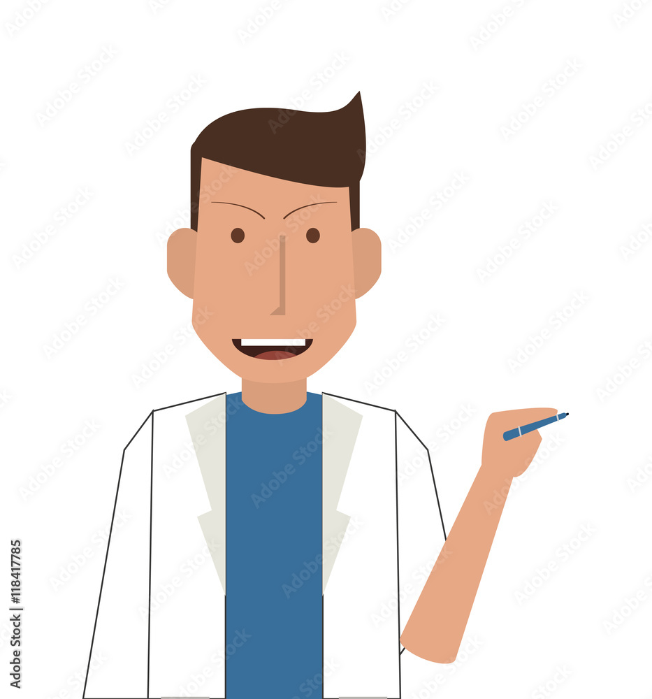 flat design doctor or medic icon vector illustration flat design doctor or medic icon vector illustration