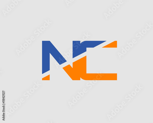Free Download NC company linked letter logo
 - GFXLoad