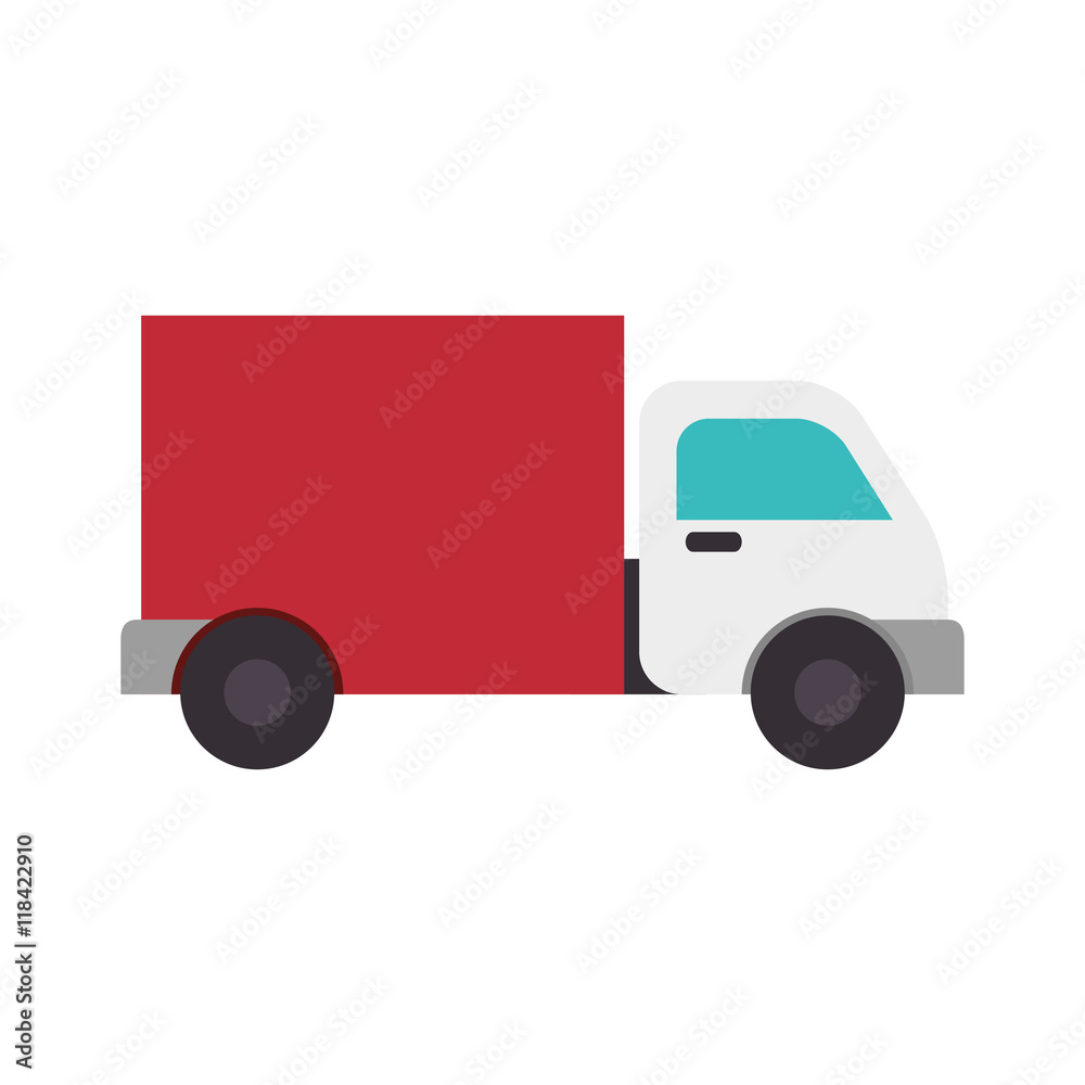 truck cargo delivery vehicle shipping transport commerce industry vector illustration isolated truck cargo delivery vehicle shipping transport commerce industry vector illustration isolated