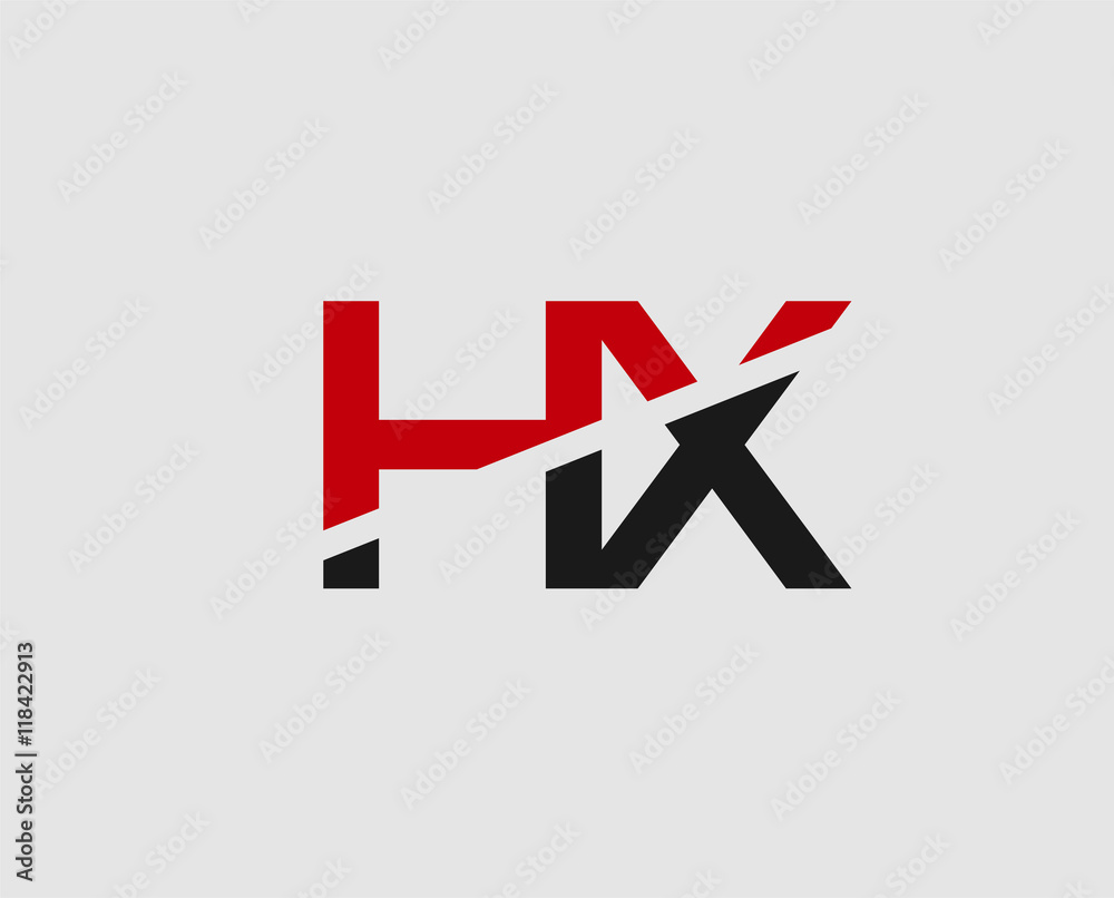 Abstract letter HX logo design template. Vector letter logo
Abstract letter HX logo design template. Vector letter logo