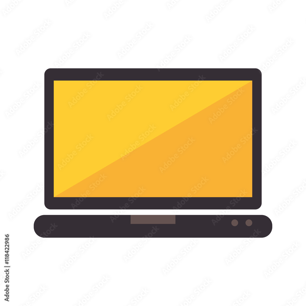 laptop screen technology computer gadget device portable vector illustration isolated laptop screen technology computer gadget device portable vector illustration isolated