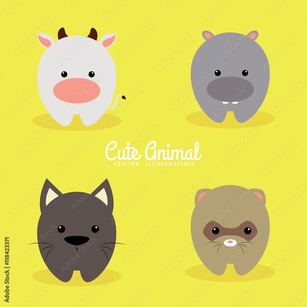Cute Cartoon animals Cute Cartoon animals