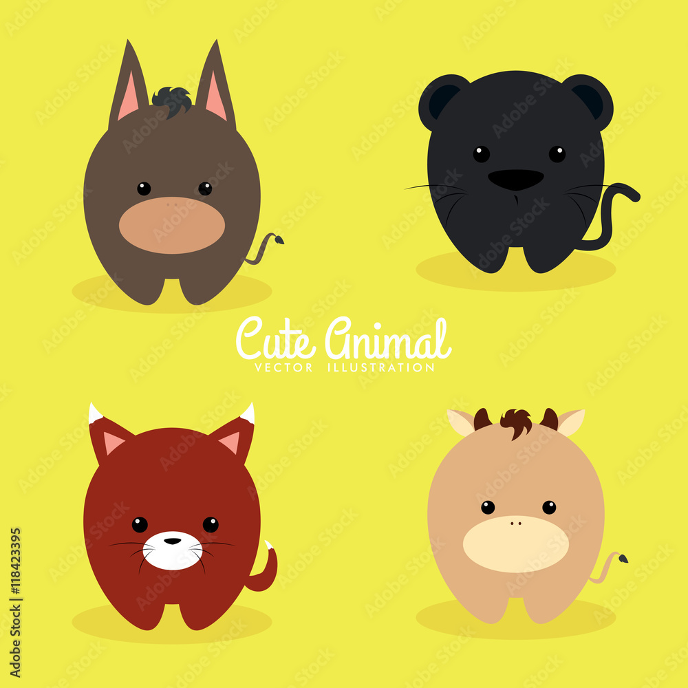 Cute Cartoon animals Cute Cartoon animals