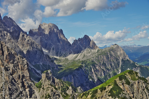View of Popera Group, Comelico Superiore, Dolomites, Italy