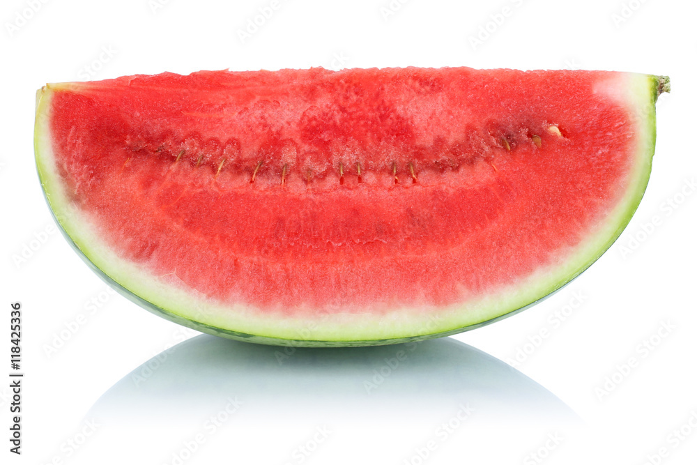 Wassermelone geschnitten Stück frische Frucht Obst Sommer Freis