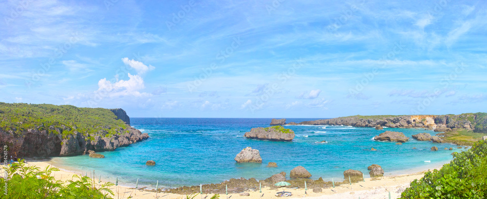 宮古島　中の島ビーチ（全景）