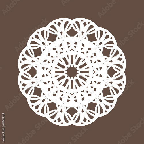 Round Lace Collection Vecto...
