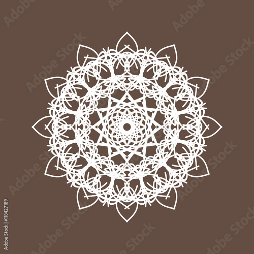 Round Lace Collection Vecto...