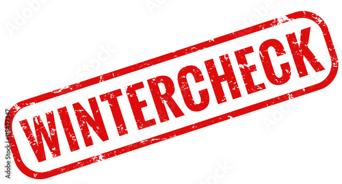 Wintercheck stempel rot