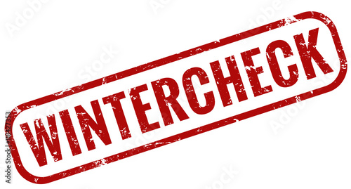 Wintercheck stempel rot
