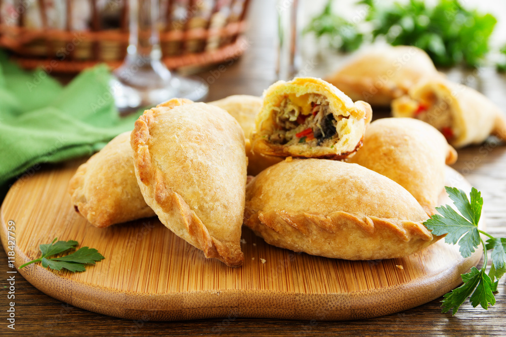 empanadas - Argentine fried meat pies.