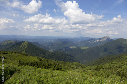 Big Rozsutec, the high Peak in Mountains Little Fatra in Slovakia © Kajano