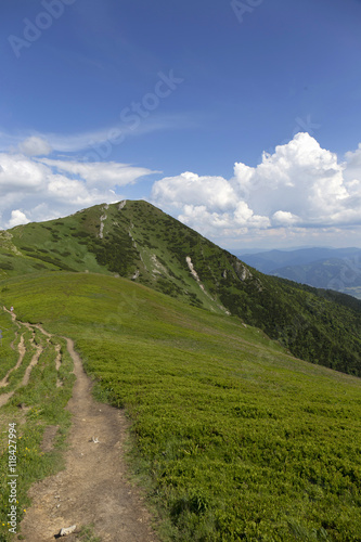 Big Krivan, the highest Peak in Mountains Little Fatra in Slovakia