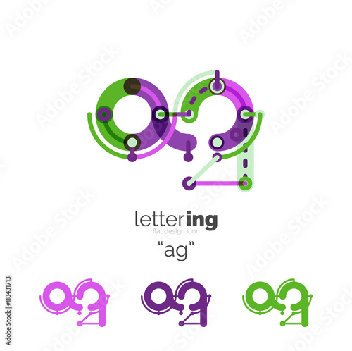 Letters logo icon