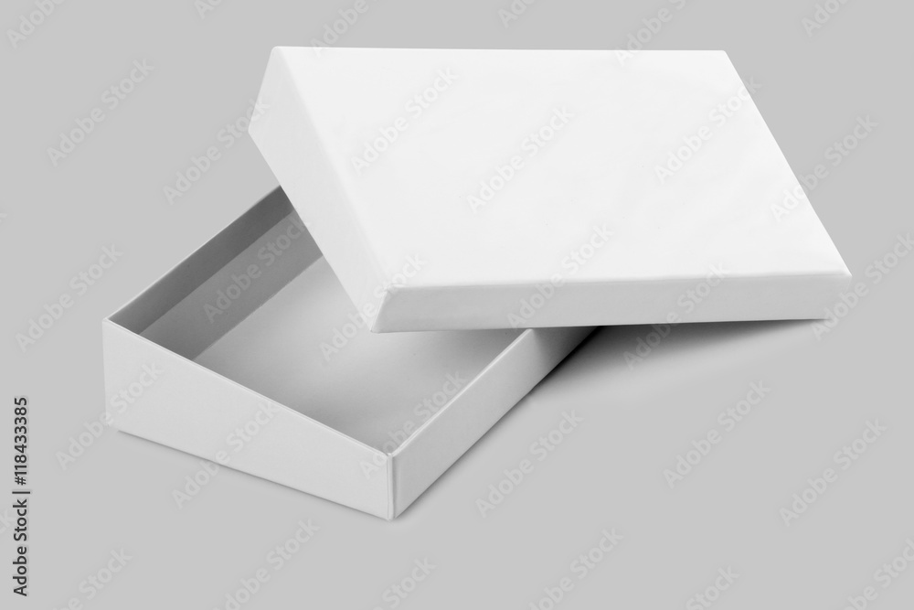 Blank Open White Card Board Box for Mockup Blank Open White Card Board Box for Mockup