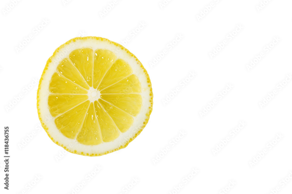 lemon slice white background lemon slice white background