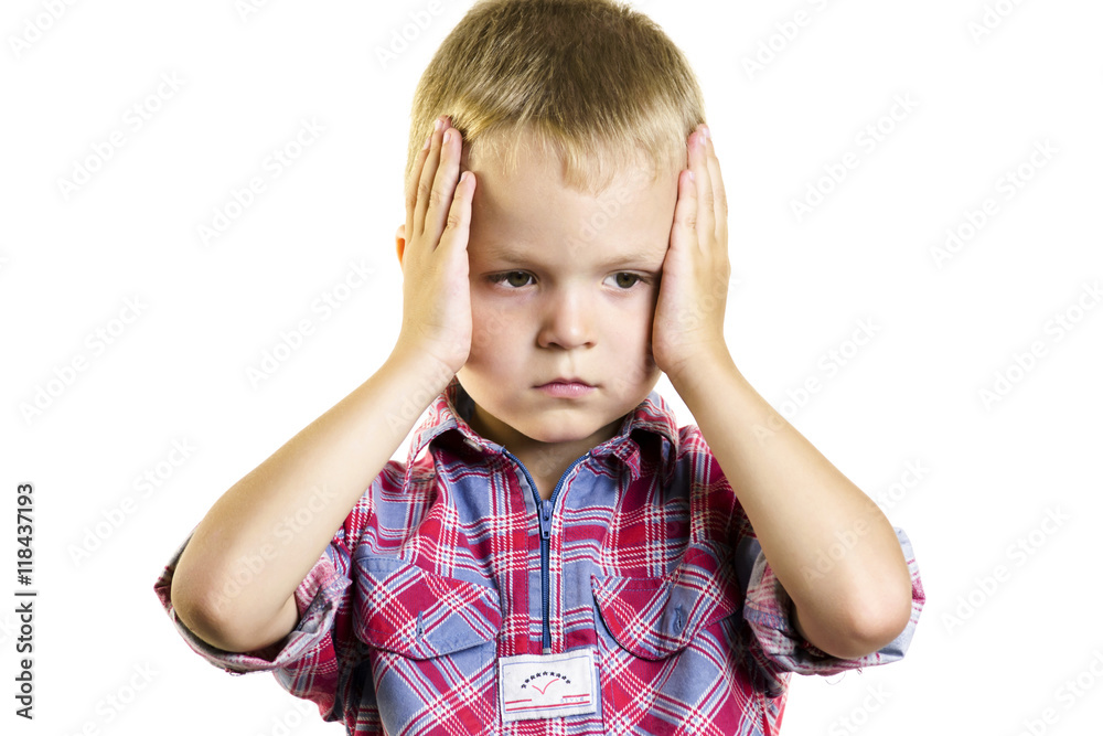 boy holding his hands behind his head boy holding his hands behind his head