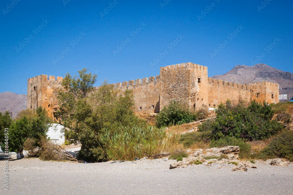 Frangokastello fortress on Crete island, Greece