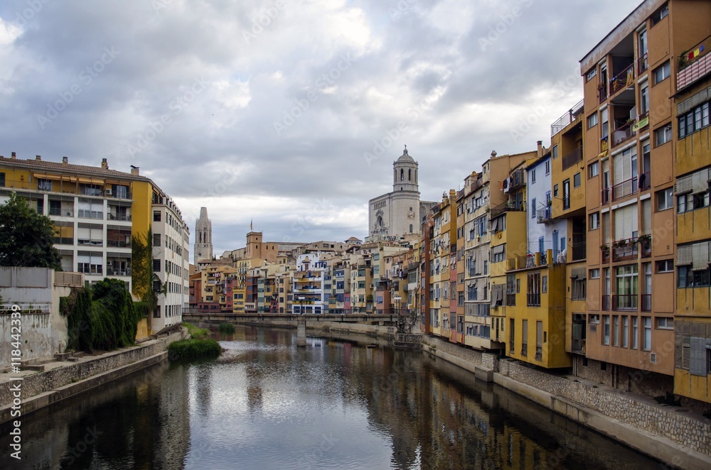 Town of  Girona in Catalonia, Spain