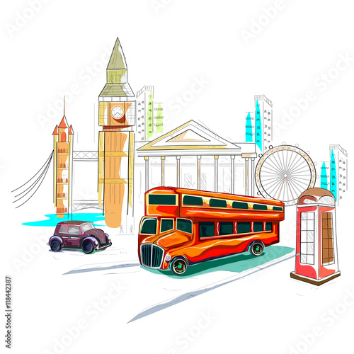 United Kingdom cityscape